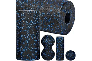 ‎RETOO Retoo Faszienrolle & Faszienball Set – Selbstmassage für Rücken, Nacken, Beine, Füße – Effektive Triggerpunkt Therapie, Muskelentspannung, Fitness, Pilates, Yoga, Härte