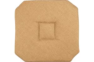 STOF GALETTE DE CHAISE BEA CAMEL 40X40 cm