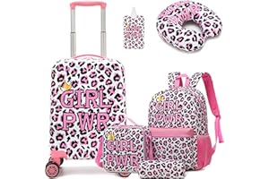 HTgroce Maletas de Viaje Cabina Infantil con Mochila Niña, Equipaje de Mano Infantil