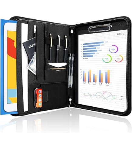 Business Meeting Organizer Collins 4-Ring Conference Folder With ...