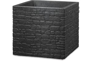 Scheurich Planter, Stony Black, 4