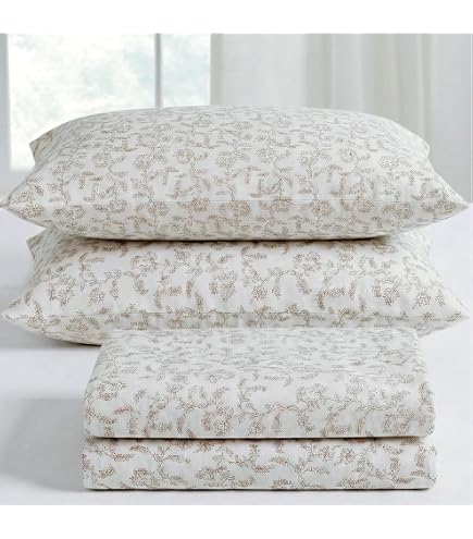 Drap Plat Coton PENSIERI DELICATI Parure De Lit Simple, Flanelle 100% Coton Chaud Et Doux, Parure De Lit 1 Drap Plat 90x190