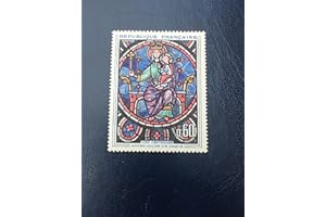 Timbre France 1964. Collection Art n 1419 Neuf sans charnière. Vitrail Notre Dame de Paris