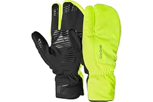 ‎GRIPGRAB GripGrab Ride Winddichte Deep Winter 3-Finger Lobster Fahrradhandschuhe Warme Gel Gepolsterte Fahrrad Winterhandschuhe