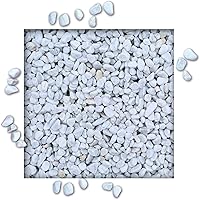 25 kg Marmorkies Carrara Weiss Körnung 7/15 mm direkt vom KiesKönig®