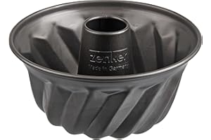 Zenker 7688 Gugelhupfform Ø 18 cm SPECIAL - MINI, kleine Backform aus Stahlblech, Kuchenform mit Antihaftbeschichtung (Farbe: