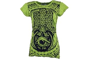 GURU SHOP Sure T-shirt Fatimy Hand dla kobiet, bawełna