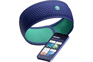 HoomBand Casque Audio Bluetooth, Sommeil Bandeau pour s'endormir, sans Fil, Voyage, Appli Gratuite, Histoires Hypnotiques, Méditations Guidées conçues par des spécialistes du Sommeil