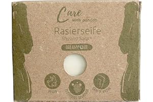 pandoo Dreamy Care Savon à raser 100 g Crème à raser pour un rasage en douceur Pour homme et femme