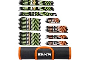 EZUVITA 36-Piece Reciprocating Saw Blade Set with Organizer Pouch - Metal&Wood Cutting, Pruning Saw Blades