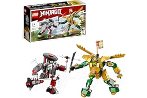 LEGO NINJAGO Mech da Battaglia di Lloyd - EVOLUTION, Set con 2 Action Figure e Potenziamenti, Giochi per Bambini dai 6 Anni in su con Minifigure 71781