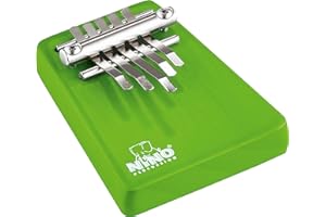 NINO Percussion Kalimba en bois, vert, Petit - g#'''/f'/ f''/c''' (NINO963GR)