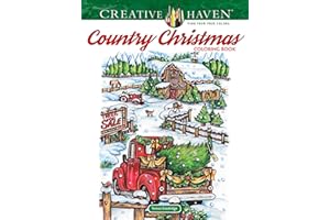 Creative Haven Country Christmas Coloring Book