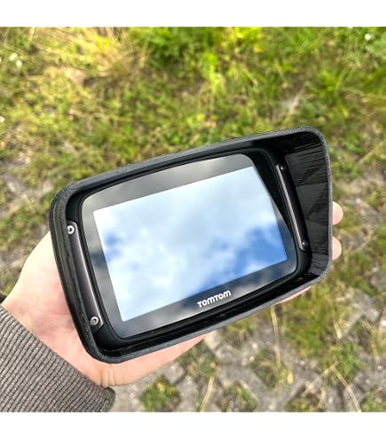 Support Moto TomTom Rider Série 400/500 - Fixation Robuste 12mm Noir