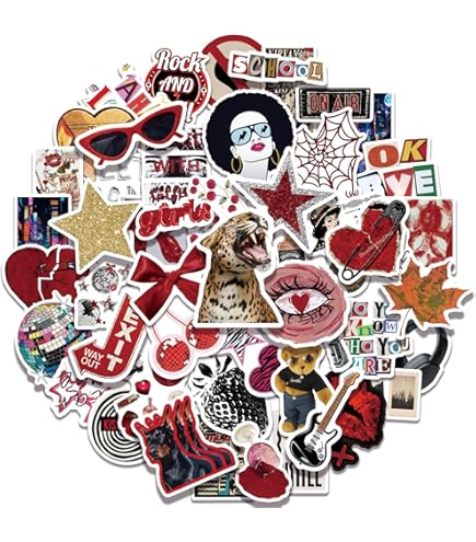 FULHANY 226 Stück Vintage Sticker Set - Aesthetic Aufkleber Für Laptop, Handy & Tagebuch