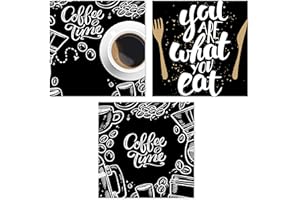 CONKREA Quadri Moderni - Caffe' Design - Arte Arredamento per Soggiorno Salotto Camera da Letto Cucina Ufficio Bar Ristorante