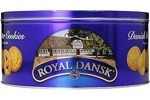 Kelsen Royal Dansk Danish Butter Biscuits 100% Pure Butter Cookies - 1.8 Kg Tin