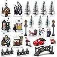Toyland® Mini Christmas Village & Shop Scene Set with LED Lights (25 PIECE VILLAGE)