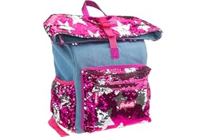 Girabrilla- Zaino Jeans Giocattolo, Colore Magenta, Taglia Unica, 2148