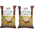 INDIJAN Multigrain Superfood Atta/Flour 5 Kg|11 Ingridients & 35 % Millets+Superfoods/Low Carb + Protein+ Vitamins+ Dietary Fibre/Diabetic Friendly/Low Gi-10 Kg (Pack Of 2)