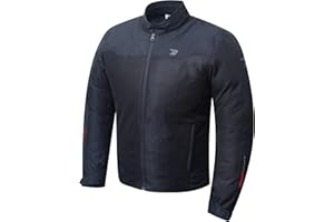 DEGEND SMART MAN | Chaqueta Moto Hombre Resistente al Calor de Verano con Protectores Desmontables | Homologada