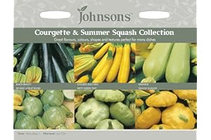 MR FOTHERGILLS Johnsons 15228 Vegetable Seeds, COURGETTE & Summer Squash Collection