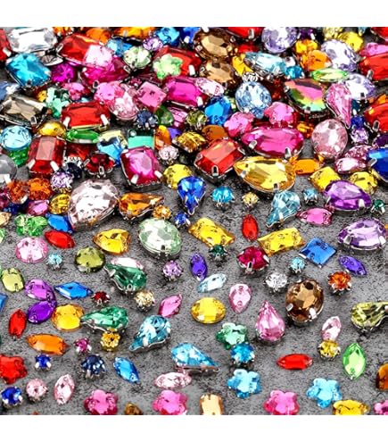 FINGERINSPIRE 6 Pezzi Bottoni Con Strass In Rame E Fiore, 26 Mm, Con Cristallo Rosso, Con 1 Foro E Retro Piatto, Bottoni A Catenella Con Strass A Forma Di Fiocco Di Neve Per Cucito, Decorazioni Per