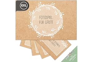 Fotospiel Hochzeit XXL - Das Original von snaPmee - 100+9 Fotoaufgaben - Hochzeitsspiel für Gäste & Brautpaar - Fotobox Aufgaben, Fotochallenge, Gästebuch Spiel (Kraftpapier)