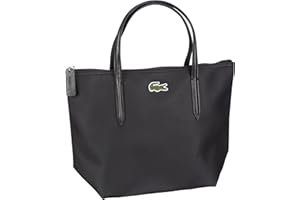 Lacoste Women Handbag, Bolso Tote para Mujer, Black