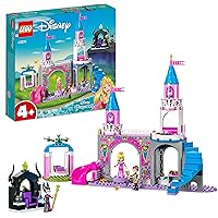 LEGO Disney Princess Il Castello di Aurora, Giocattolo con Mini Bamboline della Bella Addormentata, del Principe Filippo e Ma