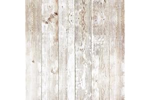 CICIWIND Wood Wallpaper Wood Plank Wallpaper Self Adhesive Wallpaper Stick and Peel Reclaimed Wood Effect Wallpaper Barn Wood Wallpaper Removable Rustic Distressed Wood Wallpaper Wood Wallpaper 44x1000cm