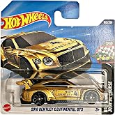 Hot Wheels 2018 Bentley Continental GT3 Kalıp D&ouml;k&uuml;m Model Araba, Siyah ve Altın, 1:64 &Ouml;l&ccedil;ekli