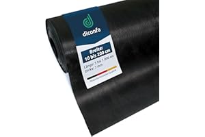 diconfa Tapis en Caoutchouc à stries Fines épaisseur 3mm - Largeur 0,05m à 2m - Longueur 0,05m à 10m - Choix 700mm (70cm) x 600mm (60cm) - Polyvalent Robuste antidérapant Vendu au mètre