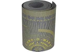 Jackson Safety 14764 Règle Curv-O-Mark Wrap-A-Round, Grande, Grise, Diamètre du tuyau: 3" to 10"