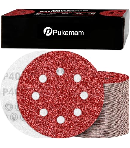 100 Disques Ponçage 125mm 10 Grains - Kit Complet Pour Ponceuse Excentrique Bois Métal
