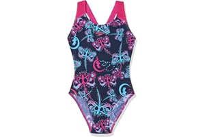 Speedo Maillot de Bain à Dos Croisé pour Fille