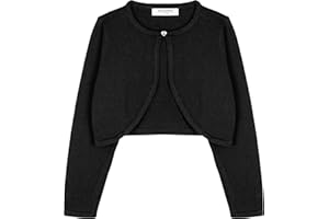 Bolerose Chicas Manga Larga Bolero Niñas Cárdigan