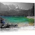 Pixxprint Leinwandbild 'Zen Steine Vor Wasserfall' – 60x40 Cm, Fertig Auf Keilrahmen
