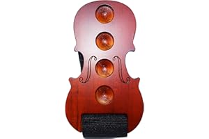 moreyes Cello Endpin Stopper Holz Anker Rest für Cello rutschfeste rot