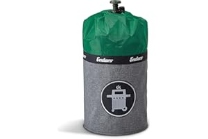 Enders Style Funda impermeable para bombonas de gas de 5 kilos - Funda exterior con pies de silicona incluidos contra bordes de óxido, resistencia a rayos UV, Funda exterior impermeable verde #5119