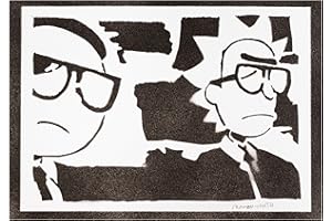 moreno-mata Rick y... Autentico Graffiti Hecho a Mano Handmade Poster Series TV Cuadros Decoracion Salon Modernos Regalos Originales para Hombre y Mujer