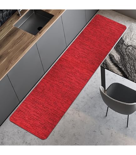 Passatoia Moderna Antiscivolo Per Corridoio - Grigio Marmo 110x280 Cm - Foto 4