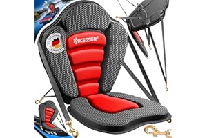 KESSER® Sedile per Kayak per Tavola SUP Stand Up Paddle Sedile per Tavola da Surf Tavole per Paddle SUP Paddling Sedile Imbottito 32x38cm, Schienale 51x45cm Montaggio Facile e Veloce