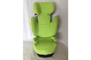 EKO FVLFIL Sommerbezug Schonbezug für Cybex Solution M, M-Fix, S-Fix, M SL Frottee 100% Baumwolle grün