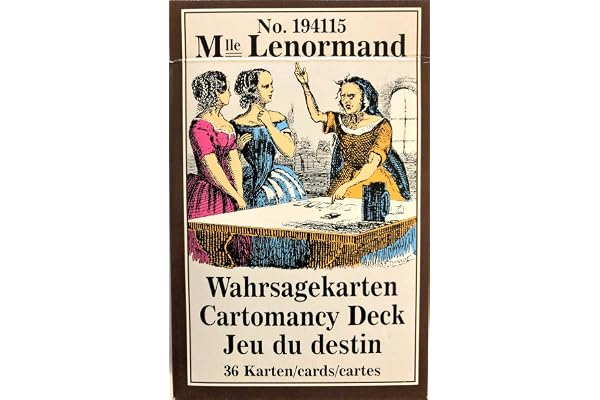 Mlle Lenormand Wahrsagekarten No. 194115 (Lenormand Wahrsagekarten): 36 Karten mit Anleitung - Cartomancy Deck - Jeu du destin