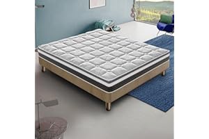 MATERASSI E DOGHE Materassiedoghe - Materasso Memory Foam Alto 20 o 30 cm - Ortopedico - 13 Zone di Comfort - 100% Made in italy - Massima Traspirabilità (Singolo 90x190 cm, Alto 20 cm)
