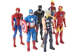 Hasbro Marvel - Titan Hero Series, confezione multipla con 6 action figure da 30 cm, ispirate ai fumetti Marvel, per bambini e bambine dai 4 anni in su