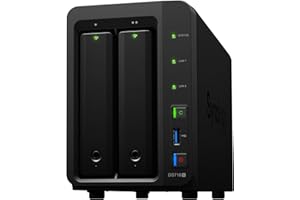 Synology DS718+ 8 TB 2 Bay NAS Solution | Installed with 2 x 4 TB Seagate IronWolf Drives