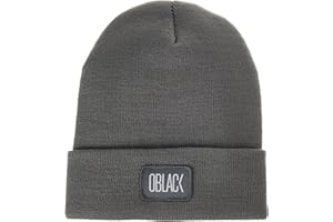 Oblack Gorro de Hombre | Gorro de Punto con Dobladillo | Beanie de Invierno para Mujer | Hat Elástico y Transpirable | Boina Unisex | Gorro cálido Polar
