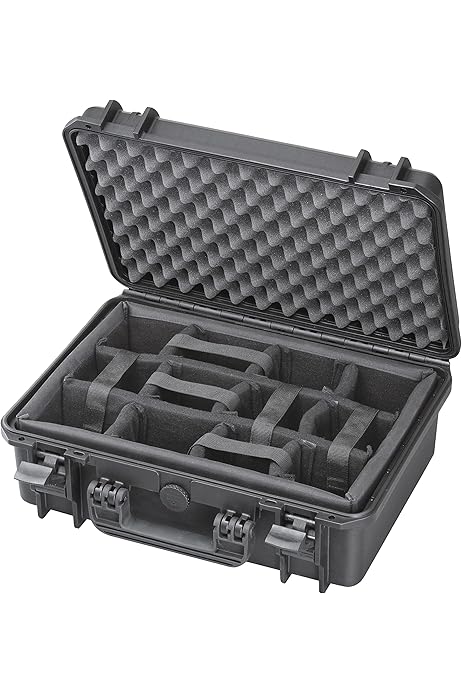 Lykus HC-2510 Custodia Rigida Impermeabile IP67 - Con Schiuma Fai-da-Te, 25x19x9.5 Cm Interni - Foto 4